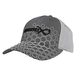Matrix fishing GHH007 Кепка Hex Print Baseball  Grey