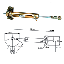 Купить Гидроцилиндр латунный 293 куб.см ULTRAFLEX UC293-1 7ft.ru в интернет магазине Семь Футов