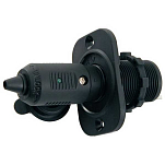 Euromarine 001684 12V Женская розетка Мужская вилка Серебристый Black