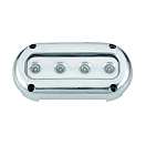 Купить A.a.a. 4000239 IP68 4x3W 10-30V Прямоугольный подводный светодиодный светильник Серебристый White 135 x 67 x 20 mm  7ft.ru в интернет магазине Семь Футов