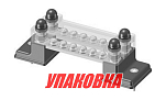 Колодка распределительная электромонтажная с защитной крышкой, 2 планки по 6 контактов (упаковка из 4 шт.) Marine Rocket MR326DC_pkg_4