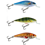 Salmo QEX106 Executor Shallow Runner Пескарь 120 мм Многоцветный Holographic Emerald Perch