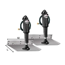 Купить Lenco 622-15007101 Комплект триммеров с переключателем Серебристый Black / Grey 304.8 x 304.8 mm 7ft.ru в интернет магазине Семь Футов