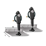 Lenco 622-15007101 Комплект триммеров с переключателем Серебристый Black / Grey 304.8 x 304.8 mm