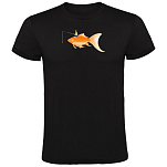 Kruskis CA65500502K190 Футболка с коротким рукавом Flying Fish Черный Black 2XL