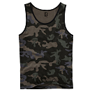 Купить Brandit 4210-4-S Футболка без рукавов Зеленый Dark Camo S 7ft.ru в интернет магазине Семь Футов