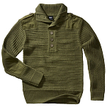 Brandit 5027-1-XXL Свитер с высоким воротом Alpin Зеленый Olive 2XL