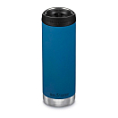 Купить Klean kanteen 1008314 TKWide 16oz Термобаллон с изолированной крышкой для кафе Голубой Real Teal 7ft.ru в интернет магазине Семь Футов