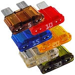 Blue sea systems 5287-BSS Mix 6 куски ТЕ УВД Предохранитель УСТАНОВЛЕН Бесцветный Multicolour