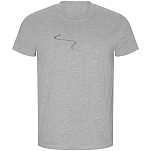 Kruskis CA66900458S158 Футболка с коротким рукавом Sailing DNA Eco Серый Heather Grey XL