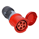 Mennekes 614062 Power Top Xtra 63A IP44 400V 5 столбы женский затыкать Orange / Black / Grey