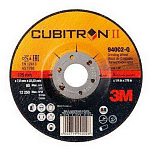 3M 448569 Cubitron II P36+ Смещенная ступица для удаления заусенцев и отрезного диска Золотистый Black 125 mm