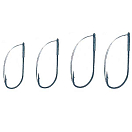 Купить Gamakatsu WORMWIRE01 Worm Wire Guard Крюк Серый  4 pcs 1/0  7ft.ru в интернет магазине Семь Футов