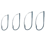 Gamakatsu WORMWIRE01 Worm Wire Guard Крюк Серый  4 pcs 1/0 