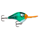 Rapala 15ABDT10HAL Angry Birds воблеры 60 mm 7g  Green