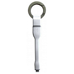 Muvit MUUSC0168 USB-кабель для ключей Lightning MFI 2.4A 0.1 M Белая White
