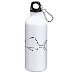Kruskis MD4049S101K032 Sailfish 800ml Алюминиевая бутылка Бесцветный White