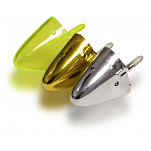 Rhino 4285099 Medium Jig Head Золотистый  Chrome / Chrome-Gold / UV Green