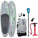 Duotone 43260-1704-c55-9´0´´ Надувной комплект для падлбординга Alfa ws air 9´0´´ Pale / Green 100x38x35 228.6 cm