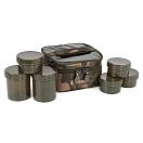 Купить Fox international CLU501 мешок для приманки Camolite™ 6 Pot Hookbait Camo 7ft.ru в интернет магазине Семь Футов