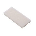 Deck mate 920250 Абразивная подушка Бесцветный White 25 x 10 x 2.5 cm 