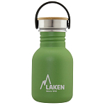 Laken BSB35VO Basic 350ml Крышка из нержавеющей стали и бамбука Зеленый Kakhi