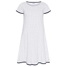 Купить Sea ranch 23-6-199-1000-3xl Платье с короткими рукавами Dot White 30x25x2 7ft.ru в интернет магазине Семь Футов