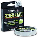 Tubertini 21611 Feeder Match 50 M линия Бесцветный Clear 0.080 mm 