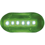 T-h marine 232-LED51868DP Светодиодные подводные фонари высокой интенсивности Зеленый Green