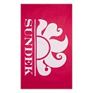 Купить Sundek AM398ATMI100-86701-U полотенце Microfibra logo  Shocking Pink 01 7ft.ru в интернет магазине Семь Футов
