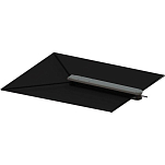 Taco metals 236-T1030002 Shadefin Комплект тканевой сумки Черный Black