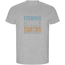 Купить Kruskis CA66900158C080 Футболка с коротким рукавом Fishing Solves ECO Серый Heather Grey S 7ft.ru в интернет магазине Семь Футов