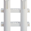 Wall mounting plastic rod halter Nr. 2 rods, 41.170.93