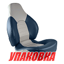 Кресло складное мягкое FISH PRO, цвет серый/синий (упаковка из 2 шт.) Springfield 1041631_pkg_2