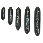 Iron trout 8081702 Coated T Свинец Slim Черный  Black 2 g 