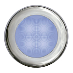 Hella marine 265-980502221 Slim Line Круглая синяя светодиодная лампа Silver 3´´