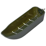 Mikado AMR05-P009 Holes L Ложка Для Приманки Золотистый Dark Green