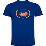 Kruskis CA65500105C075 Футболка с коротким рукавом Fresh Crab Голубой Royal Blue S