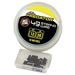 Fox rage FAC002 Predator 49 Wire Strand Черный  Black 18 kg 