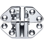 Talamex 43834167 Петли люка угловые 6 Mm Серебристый Grey 67 x 73 mm 
