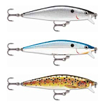 Rapala RA5822131 Flat Rap Пескарь 80 mm 7g Многоцветный BLK