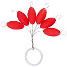Купить Kali kunnan 41034 Ovalbait 7x15 mm Пробки Красный Red 7ft.ru в интернет магазине Семь Футов