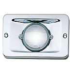 Perko 9-0284DP0CLR Rectangular Стерн Лайт Линз Серебристый Clear