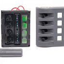 BLUE SEA 4304 Всепогодные панели предохранителей с предохранителем ATO / 4 секции 32882-bvs