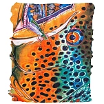 Traper fly 99236 Шарф-хомут Solar Многоцветный 3D Trout Face