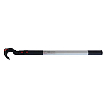 Hook & moor HM7080218 Vario 2.5 m Телескопический крюк Black / Grey 60 mm
