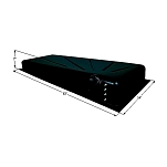 Icon 398-12583 дренажный бак слева GT293 SD 105.9L Бесцветный Black 60.96 x 160.02 x 17.78 cm