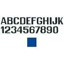 Купить International letterfix 59590160 0 Наклейки с цифрами Бесцветный Blue 150 mm  7ft.ru в интернет магазине Семь Футов