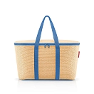 Купить Reisenthel rst.uh4121 Мягкий переносной кулер Coolerbag Raffia Blue 45x25x25 7ft.ru в интернет магазине Семь Футов