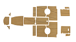 Комплект палубного покрытия для Феникс 510BR, тик классический, Marine Rocket teak_510br_classic